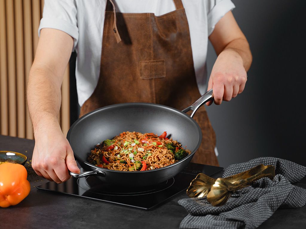 ZERO – NATURLIG NON-STICK WOKPANDE 30 CM - 4