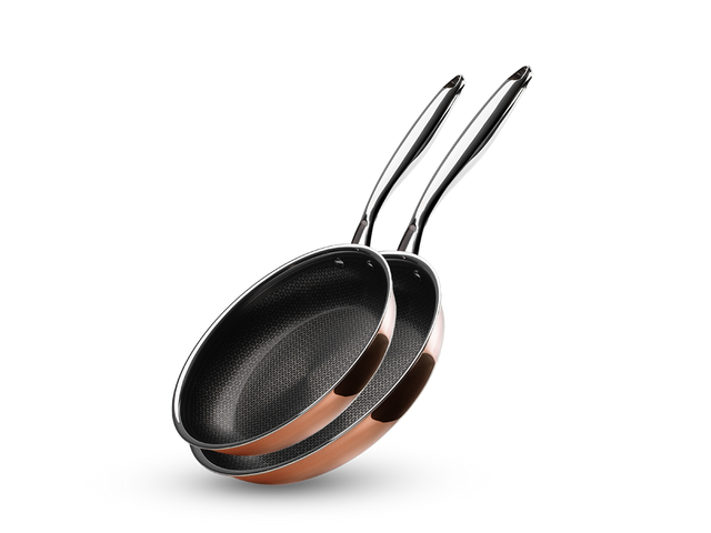 KOBBER HYBRID NON-STICK STEGEPANDESÆT - 2 DELE - 1