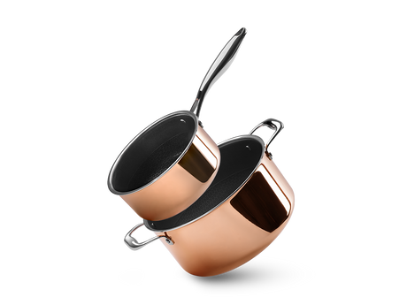 KOBBER HYBRID NON-STICK GRYDESÆT - 2 DELE - 1